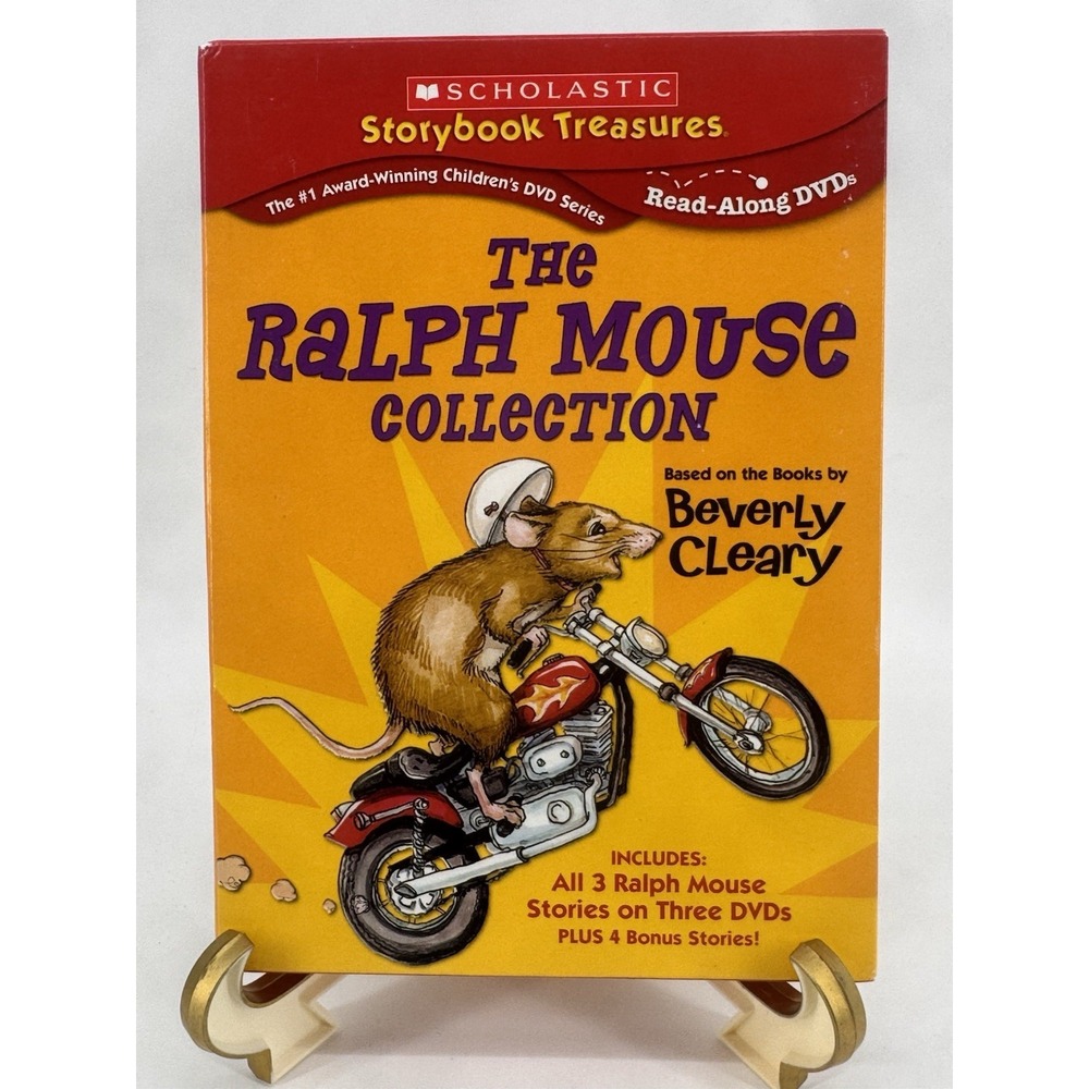 The Ralph Mouse Collection 3 DVD Set Scholastic Beverly Cleary 767685228593